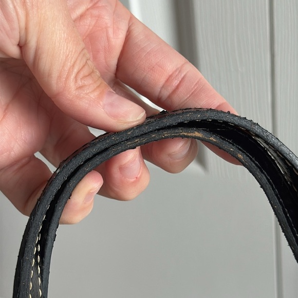 Vintage Dooney and Burke Black Patent Leather
Tote Bag - Picture 4 of 10